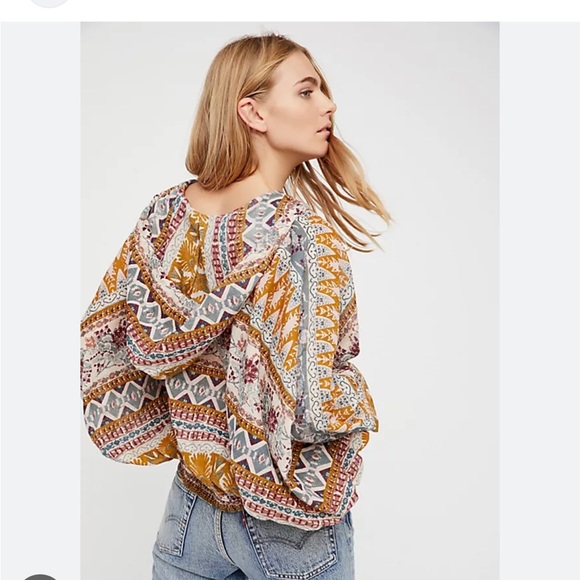 Free People Hold on Tight Gauze pullover - Picture 2 of 5